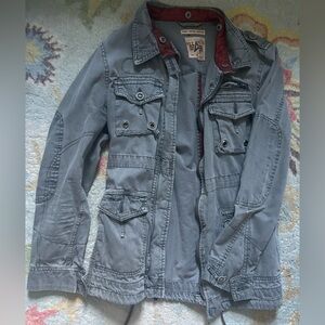 Alpha Industries Gray Military Field Jacket